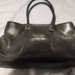Coach leather carryall purse